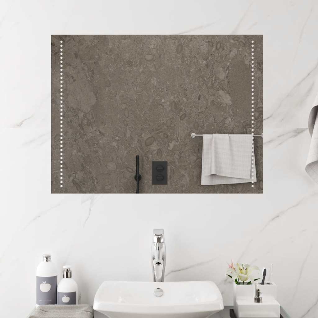 LED Bathroom Mirror 80x60 cm
