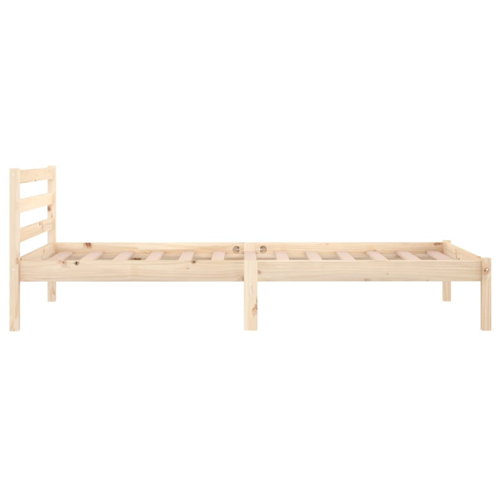 vidaXL Bed Frame without Mattress Solid Wood Pine 90x200cm