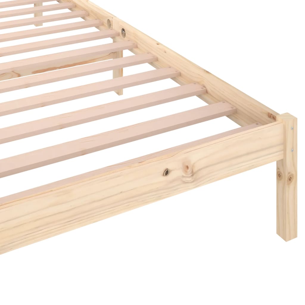 vidaXL Bed Frame without Mattress Solid Wood Pine 90x200cm