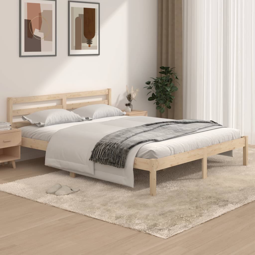 vidaXL Bed Frame without Mattress 150x200cm King Size