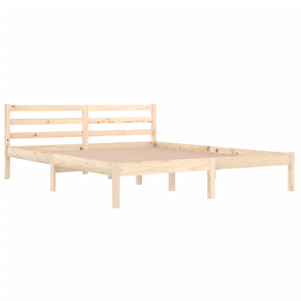 vidaXL Bed Frame without Mattress Solid Wood Pine 160x200cm