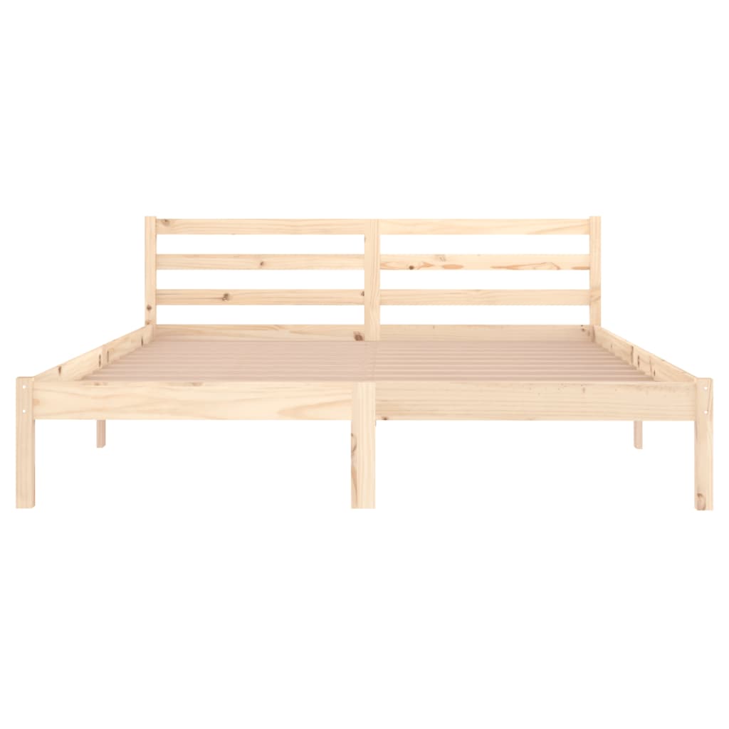 vidaXL Bed Frame without Mattress Solid Wood Pine 160x200cm