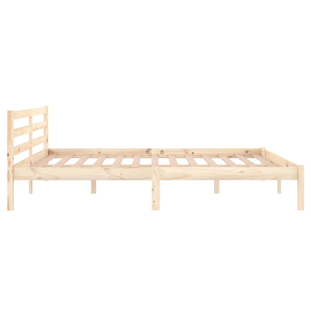 vidaXL Bed Frame without Mattress Solid Wood Pine 160x200cm