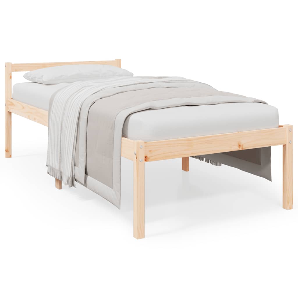Bed Frame | Natural Pine | Solid Pine Wood | Single | Bed Frame