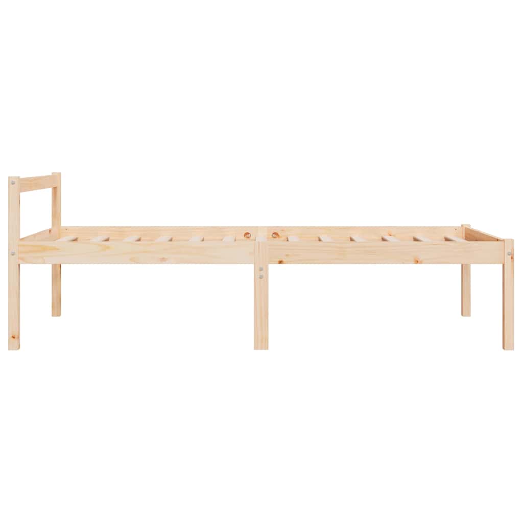 Senior Bed without Mattress 90x200cm Solid Wood Pine