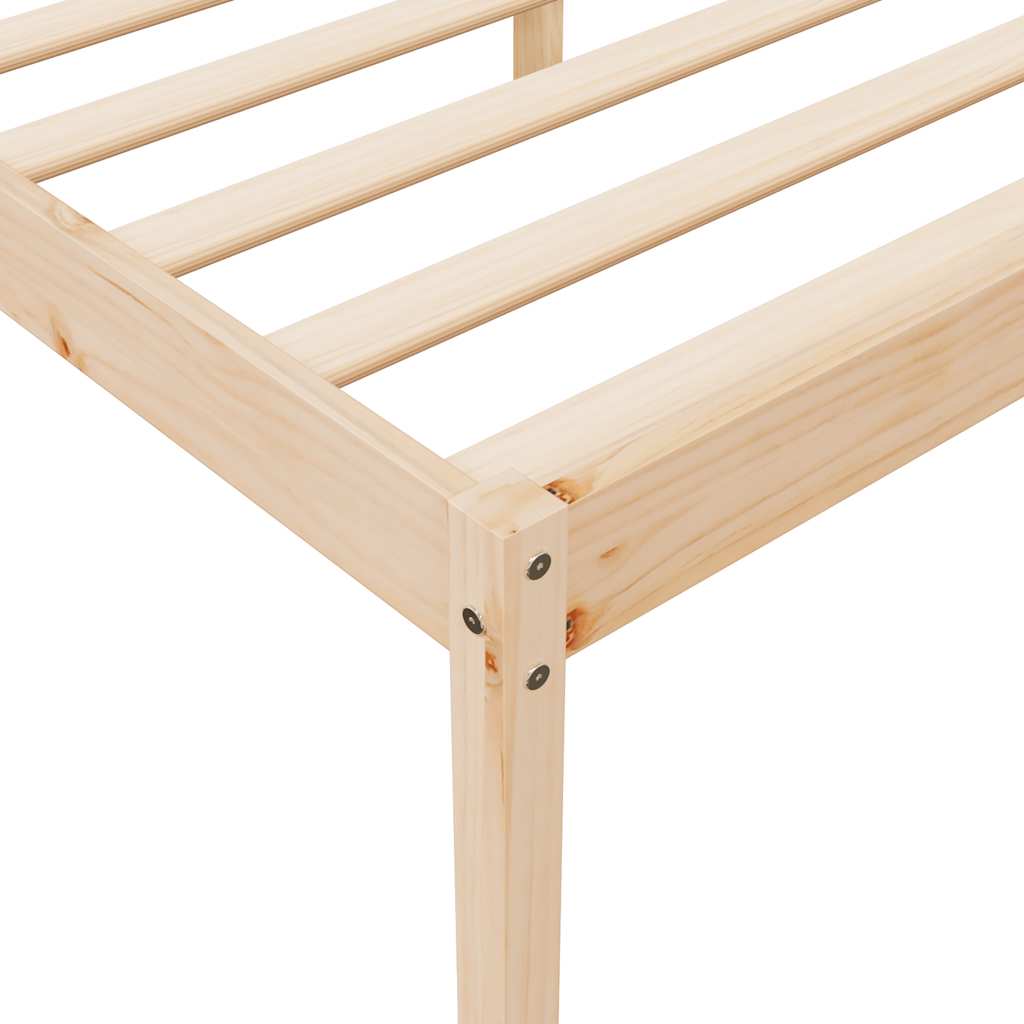 Senior Bed without Mattress 90x200cm Solid Wood Pine
