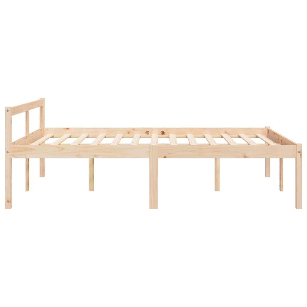 Senior Bed without Mattress 120x200cm Solid Wood Pine