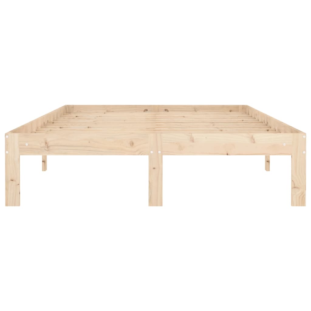 vidaXL Bed Frame without Mattress Solid Wood Pine 120x200cm