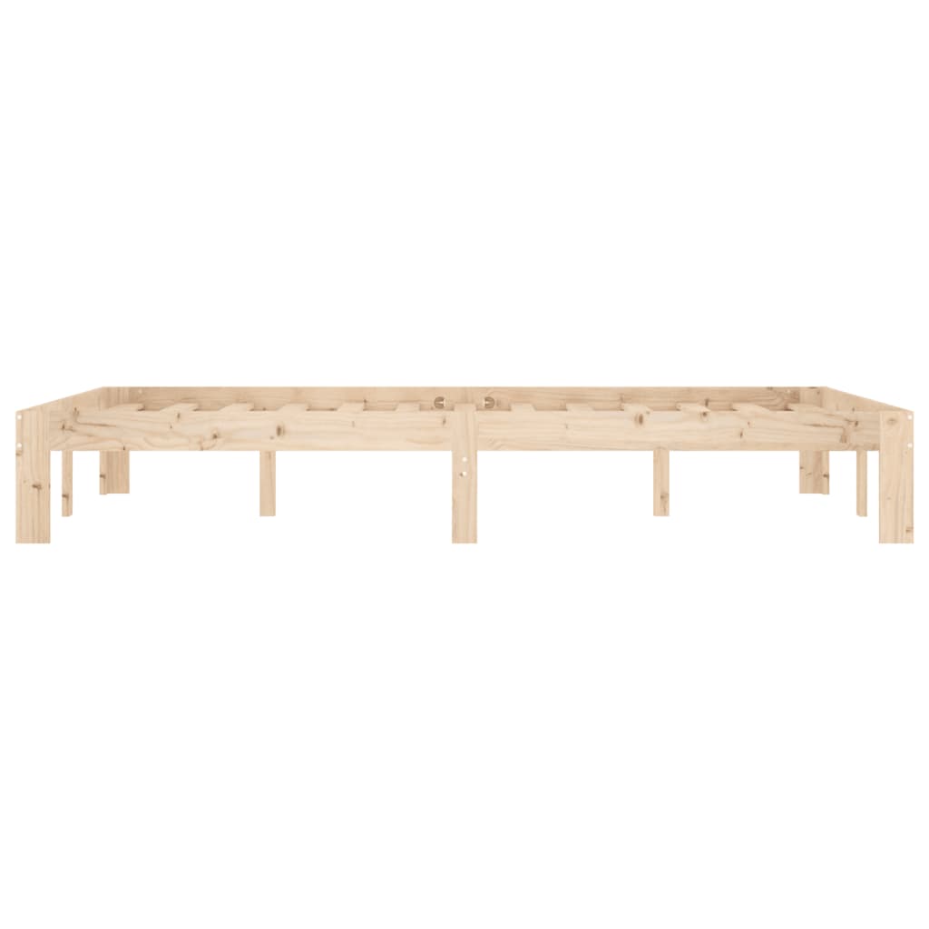 vidaXL Bed Frame without Mattress Solid Wood Pine 120x200cm