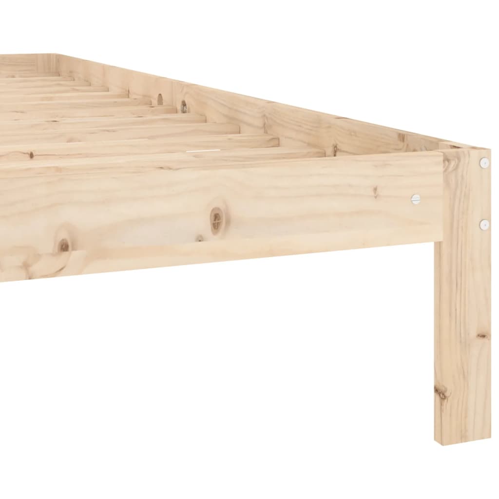 vidaXL Bed Frame without Mattress Solid Wood Pine 120x200cm