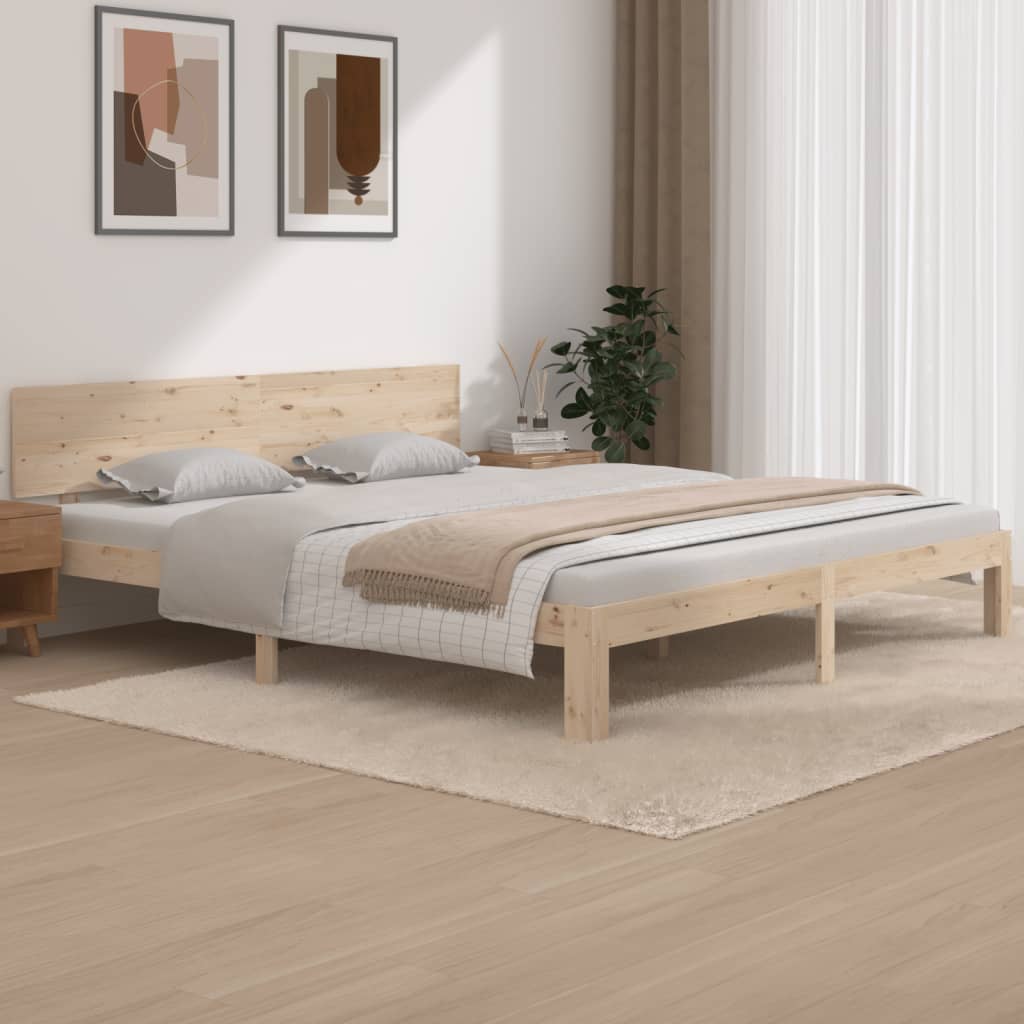 vidaXL Bed Frame without Mattress 180x200cm Super King Size