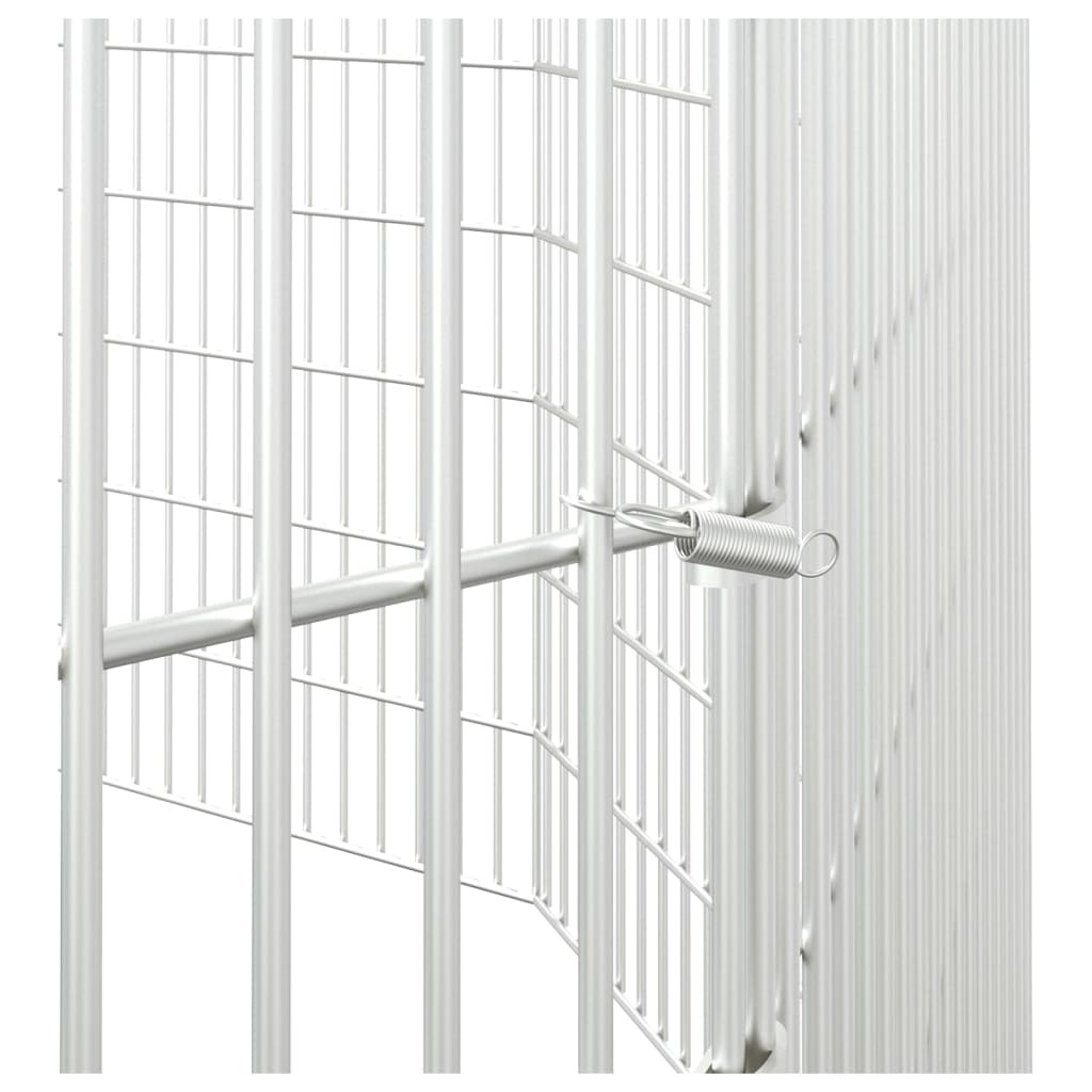 Free Range Animal Enclosure 10-Panel 54x80 cm Galvanised Iron