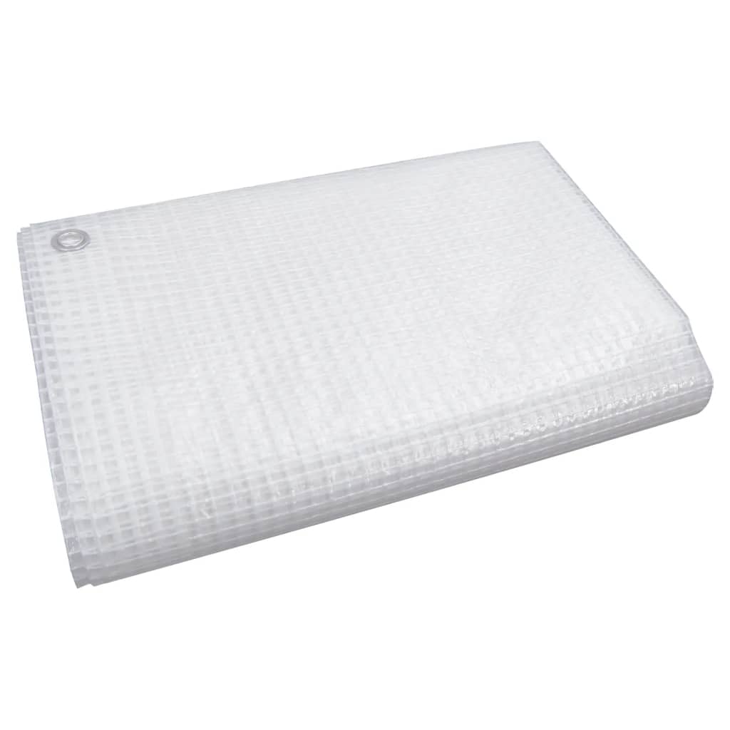 vidaXL Leno Tarpaulin 140 g/m² 8x8 m White