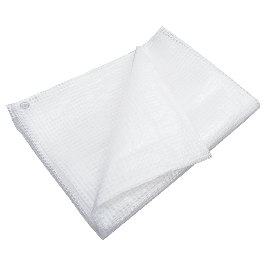 vidaXL Leno Tarpaulin 140 g/m² 8x10 m White