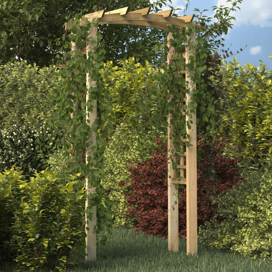 vidaXL Trellis Arch 110x60x210 cm Impregnated Solid Wood Pine