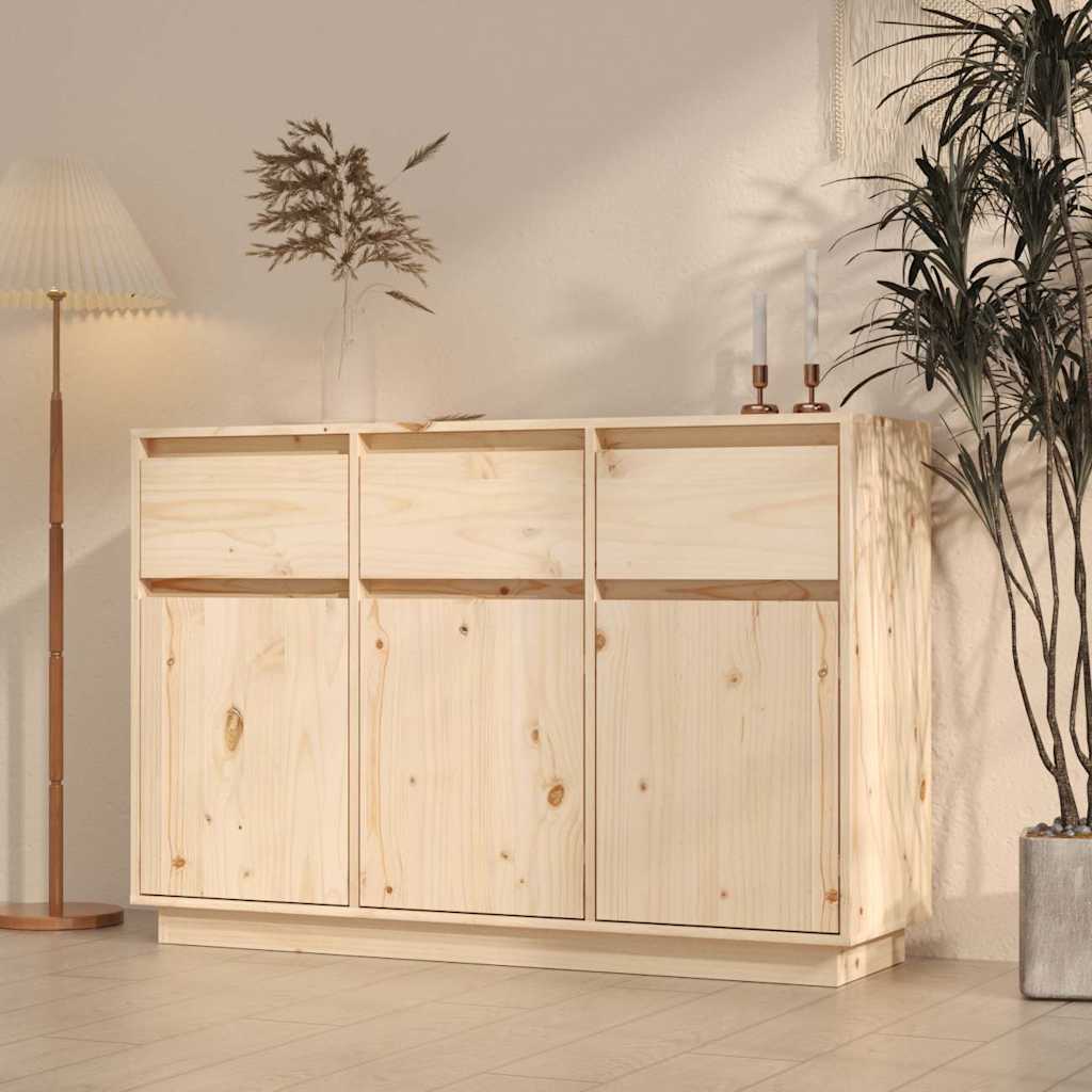 Sideboard 111x36x75 cm Solid Wood Pine
