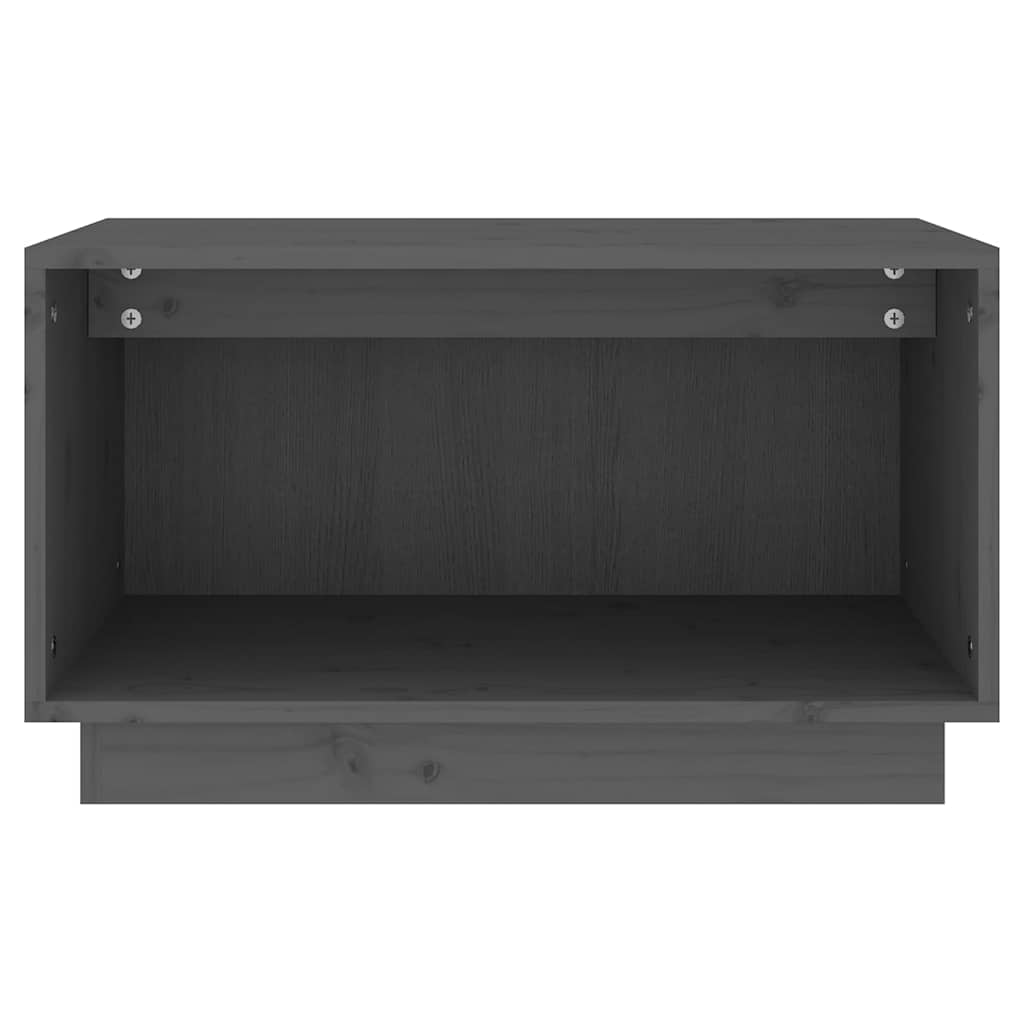 TV Cabinet Grey 60x35x35 cm Solid Wood Pine
