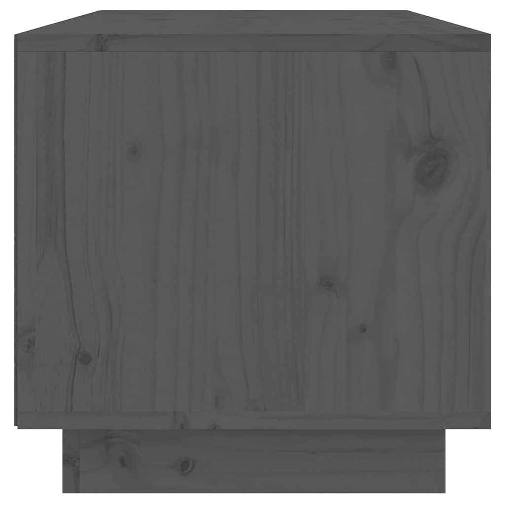TV Cabinet Grey 60x35x35 cm Solid Wood Pine