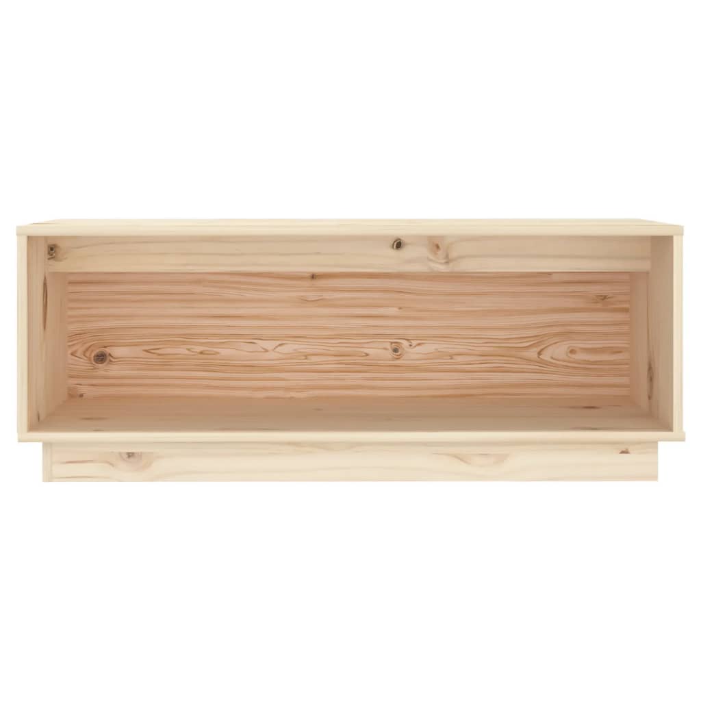 vidaXL TV Cabinet 90x35x35 cm Solid Wood Pine