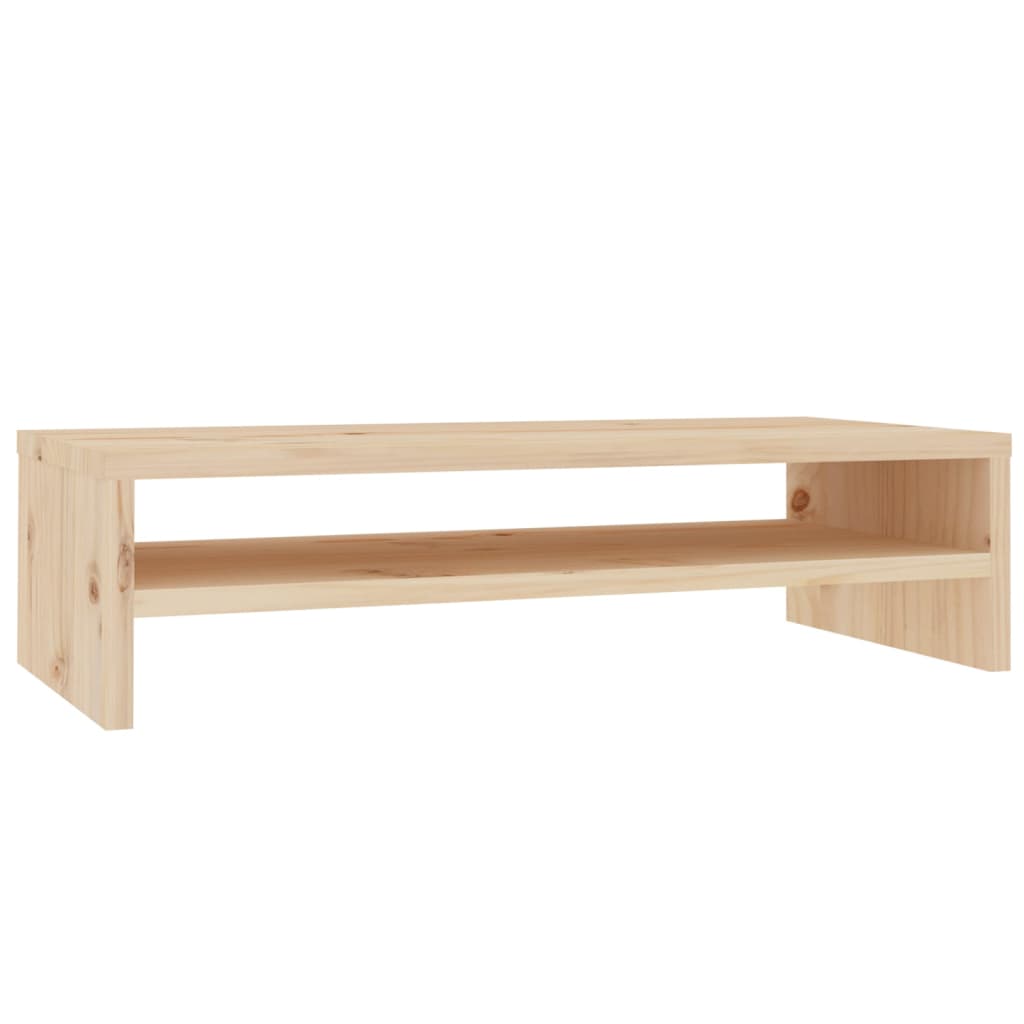 vidaXL Monitor Stand 50x24x13 cm Solid Wood Pine