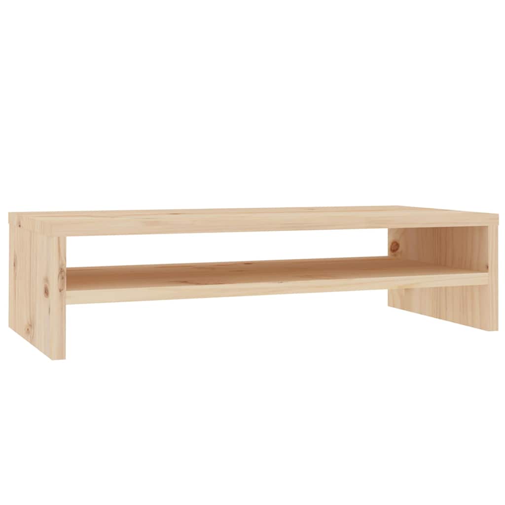 813914 vidaXL Monitor Stand 50x24x13 cm Solid Wood Pine