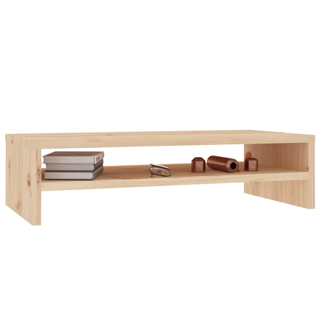 813914 vidaXL Monitor Stand 50x24x13 cm Solid Wood Pine
