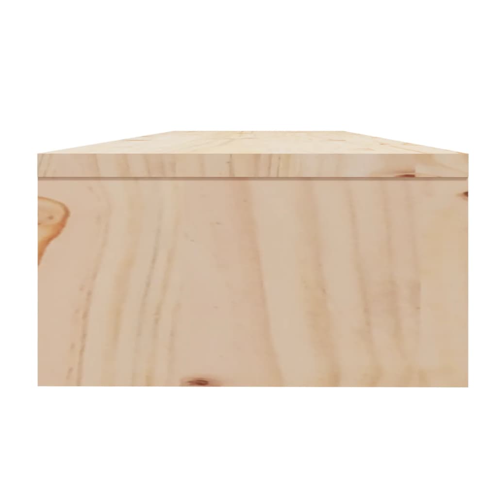 vidaXL Monitor Stand 100x24x13 cm Solid Wood Pine