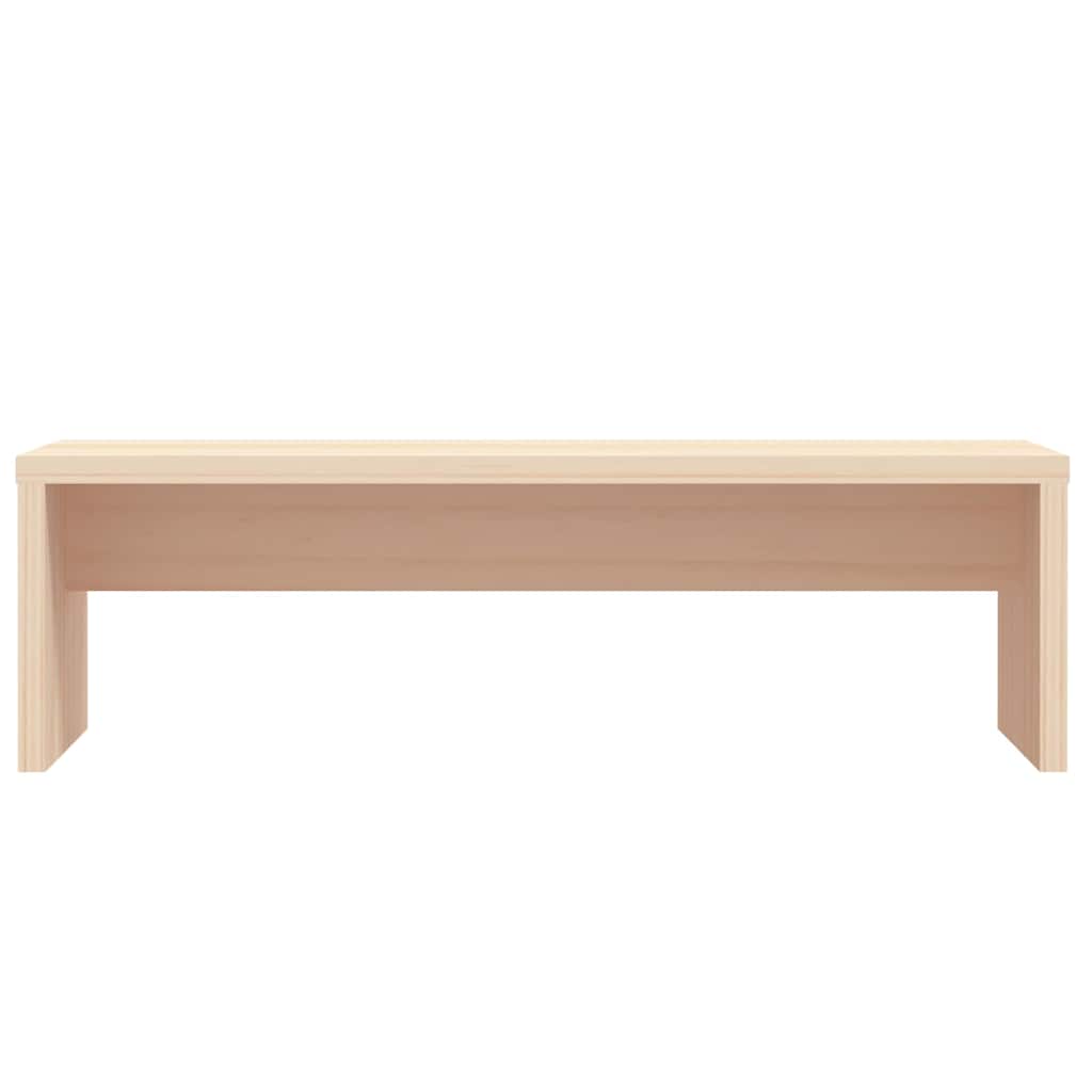 813924 vidaXL Monitor Stand 50x27x15 cm Solid Wood Pine