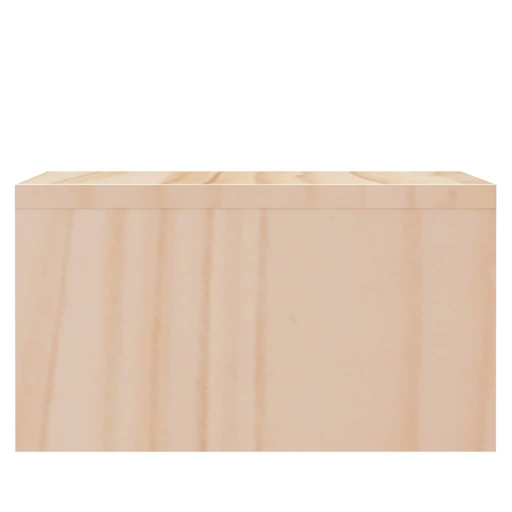 813924 vidaXL Monitor Stand 50x27x15 cm Solid Wood Pine
