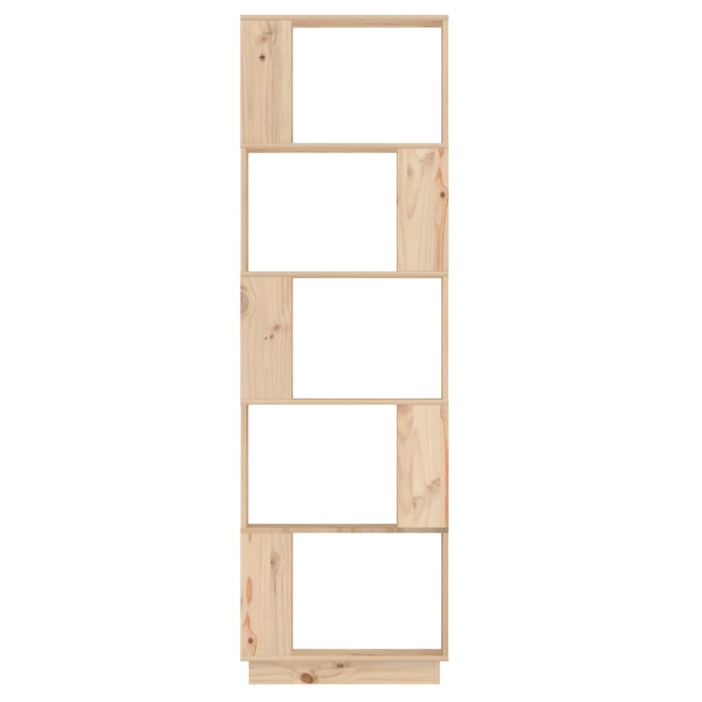 vidaXL Book Cabinet/Room Divider 51x25x163.5 cm Solid Wood Pine