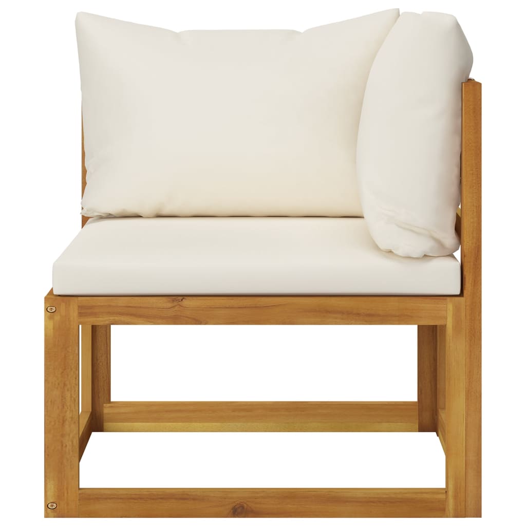 Garden Bench | Cream white and wood