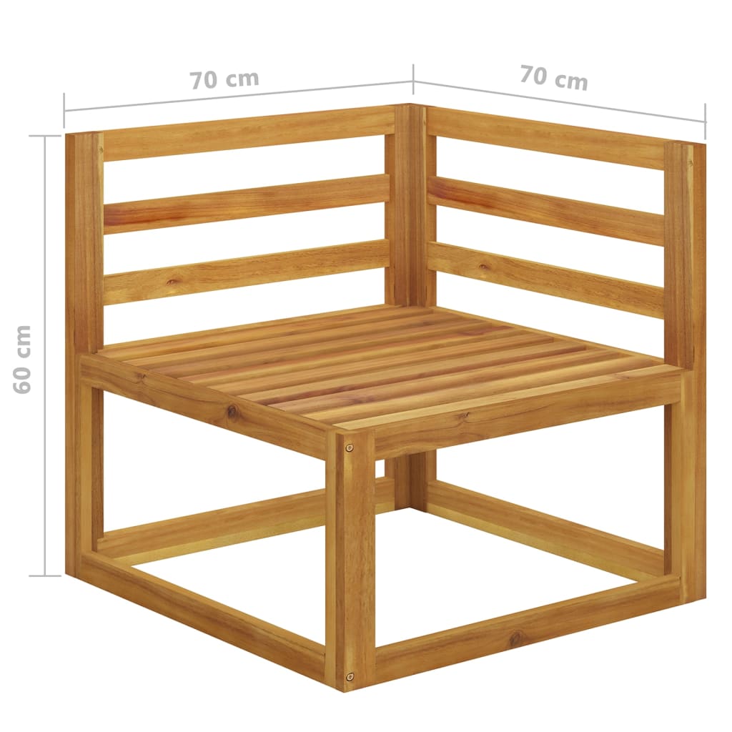 Garden Bench | Cream white and wood