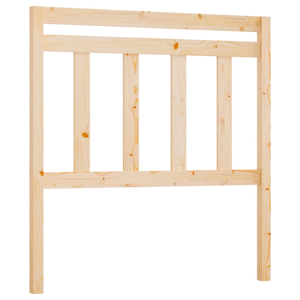 Bed Headboard 106x4x100 cm Solid Wood Pine