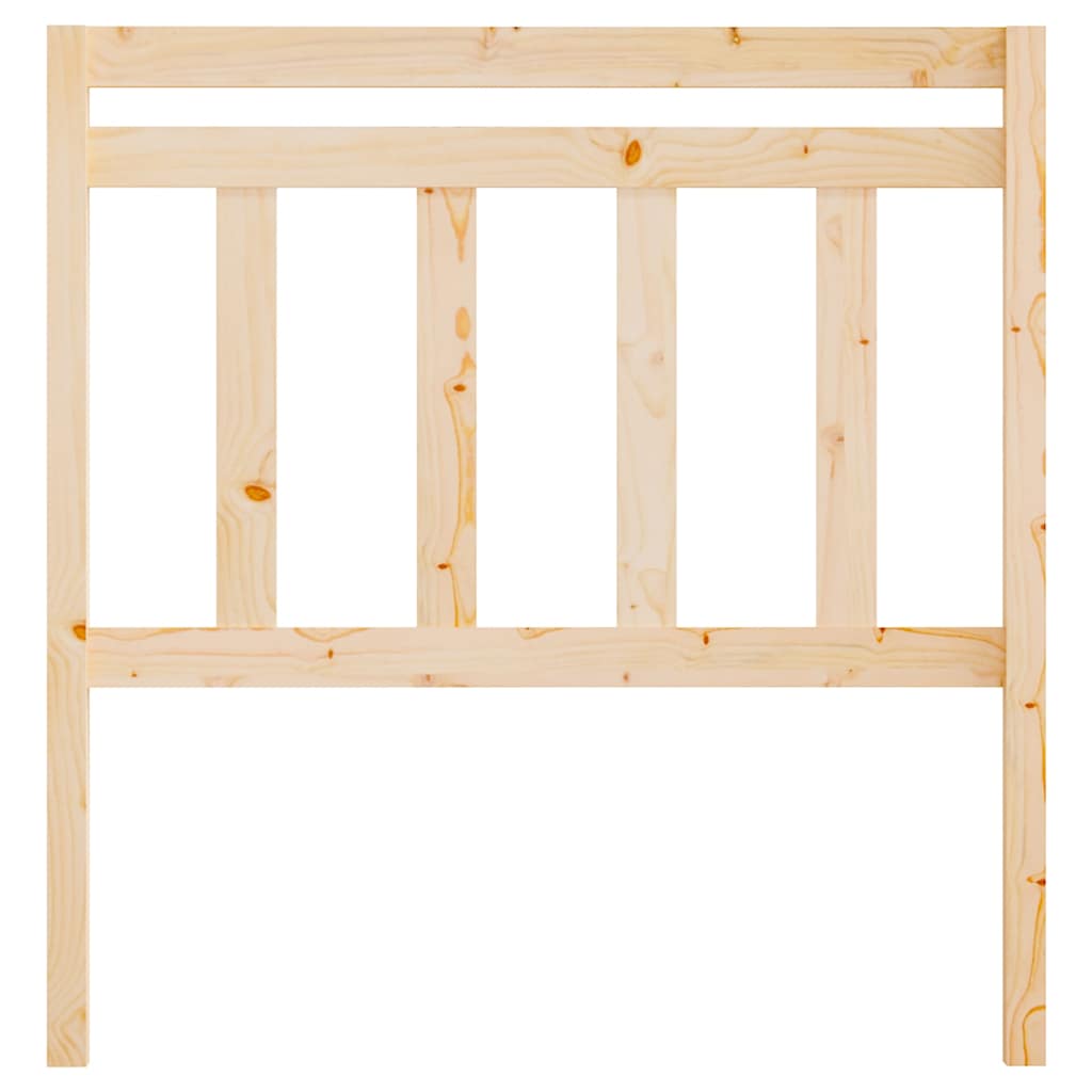 Bed Headboard 106x4x100 cm Solid Wood Pine