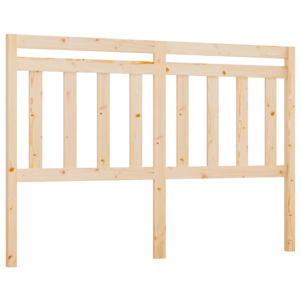 Bed Headboard 166x4x100 cm Solid Wood Pine