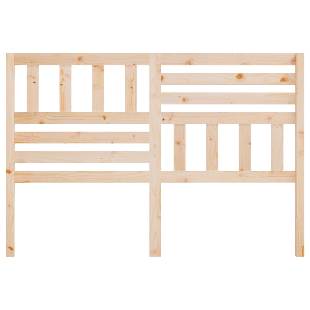 vidaXL Bed Headboard 126x4x100 cm Solid Wood Pine