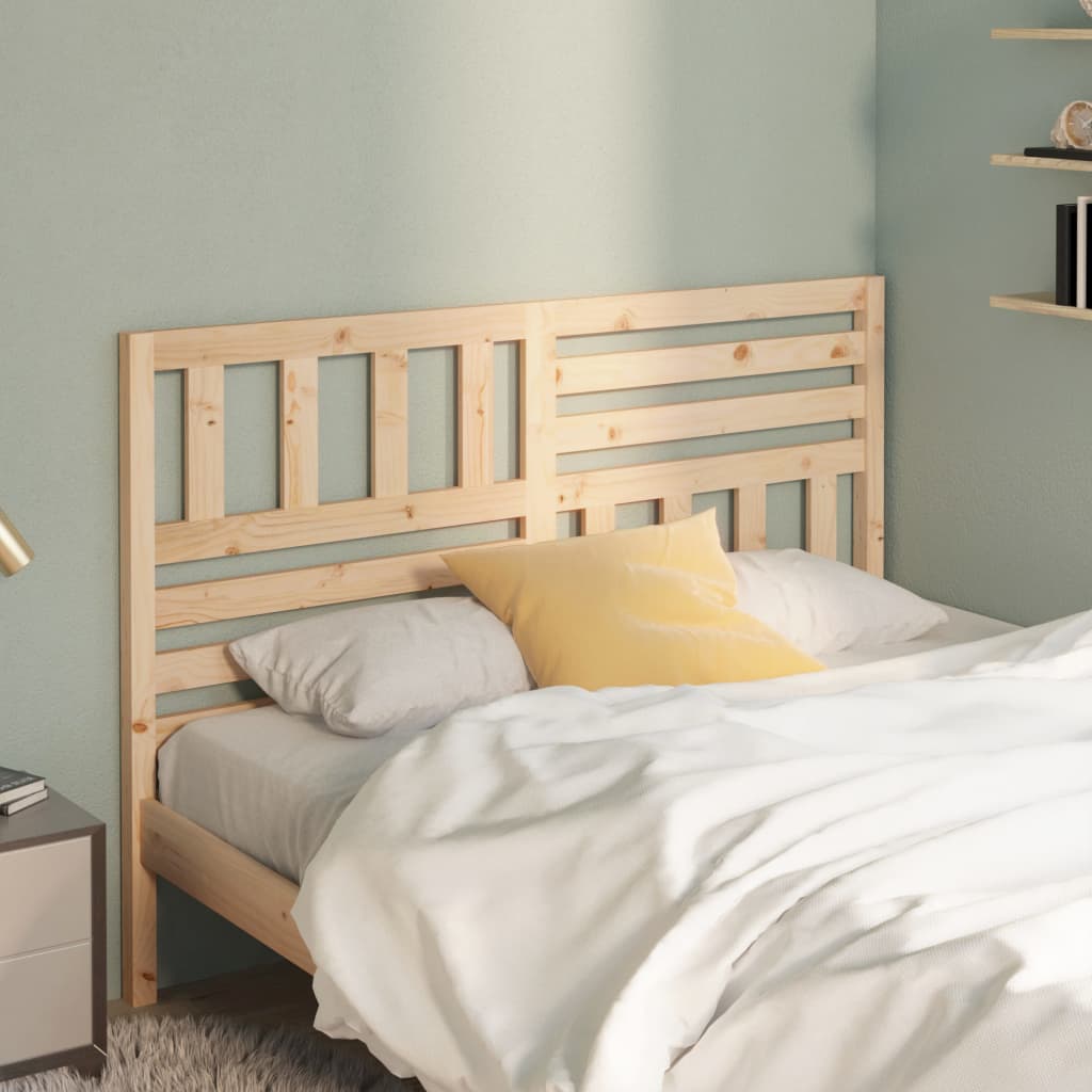 vidaXL Bed Headboard 166x4x100 cm Solid Wood Pine