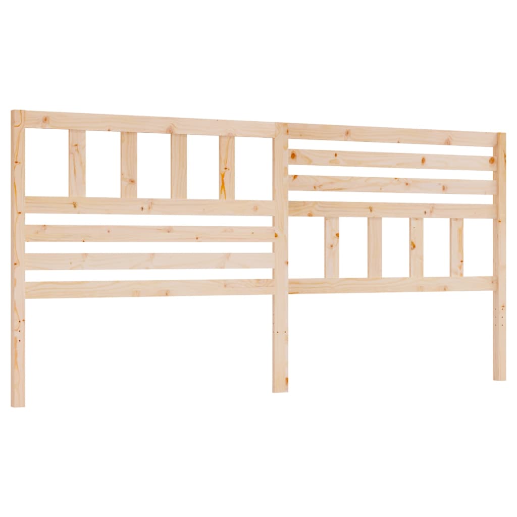 vidaXL Bed Headboard 186x4x100 cm Solid Wood Pine