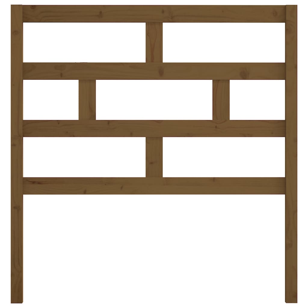 Bed Headboard Honey Brown 96x4x100 cm Solid Wood Pine