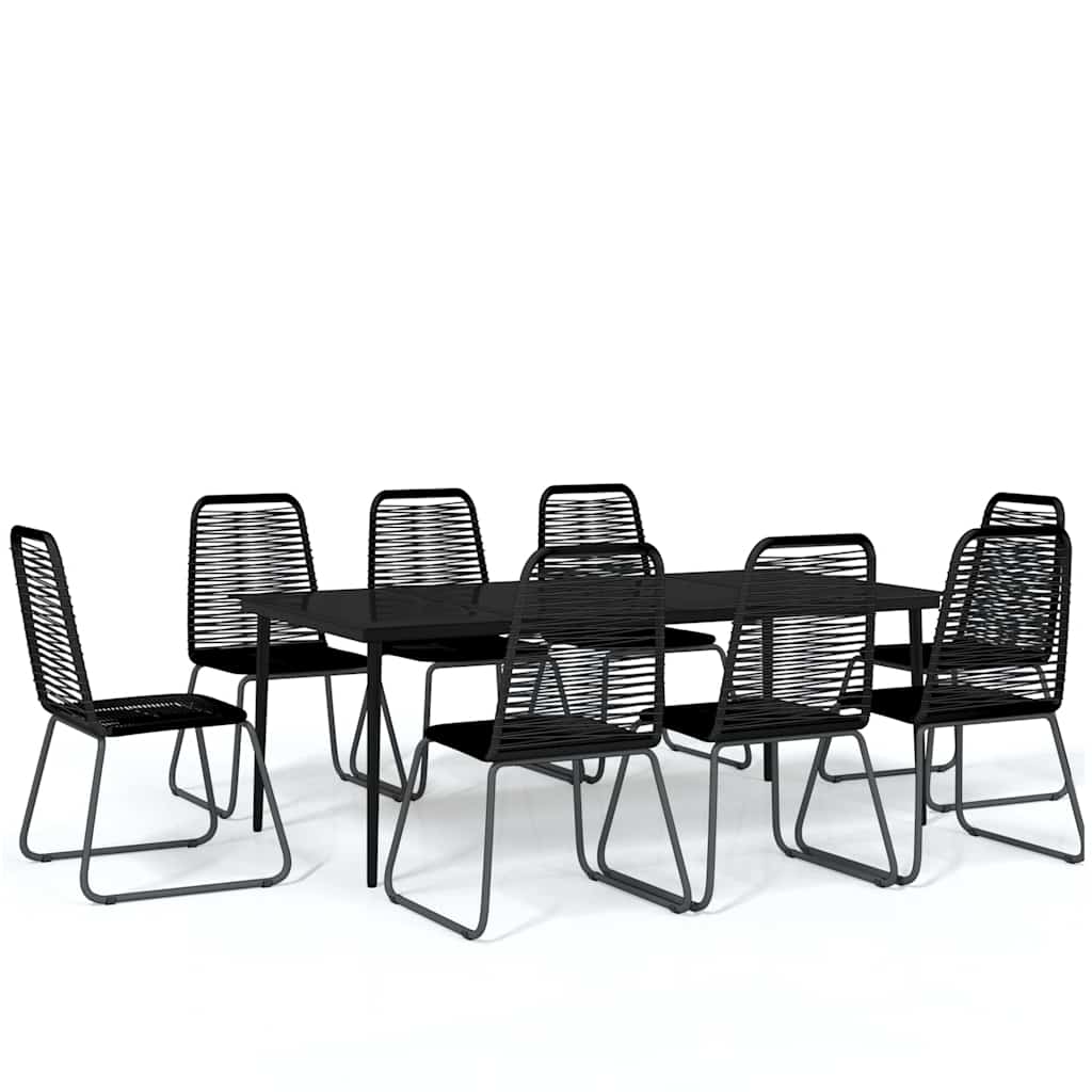 Garden Dining Set | Black