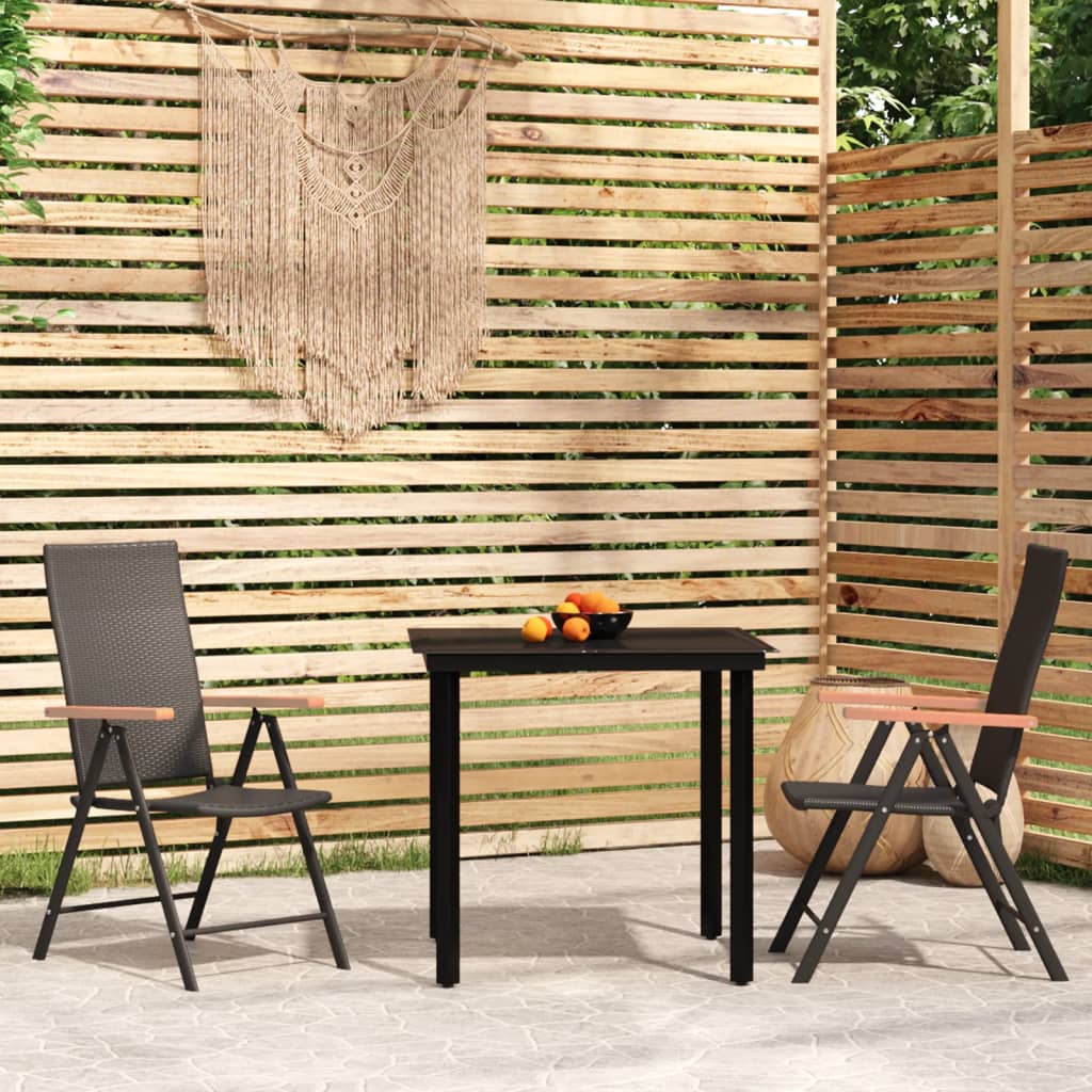 Garden Dining Set | Black