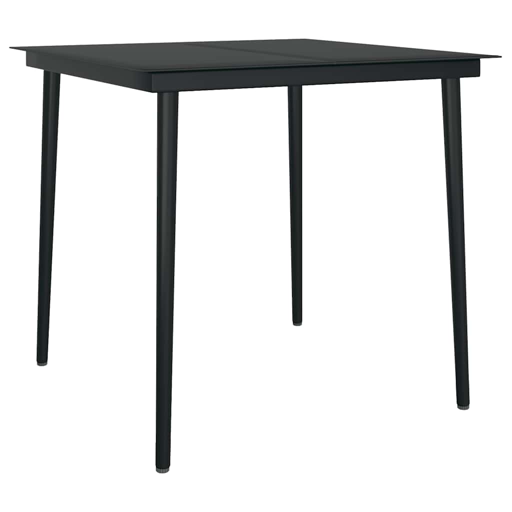 Garden Dining Set | Brown and Black