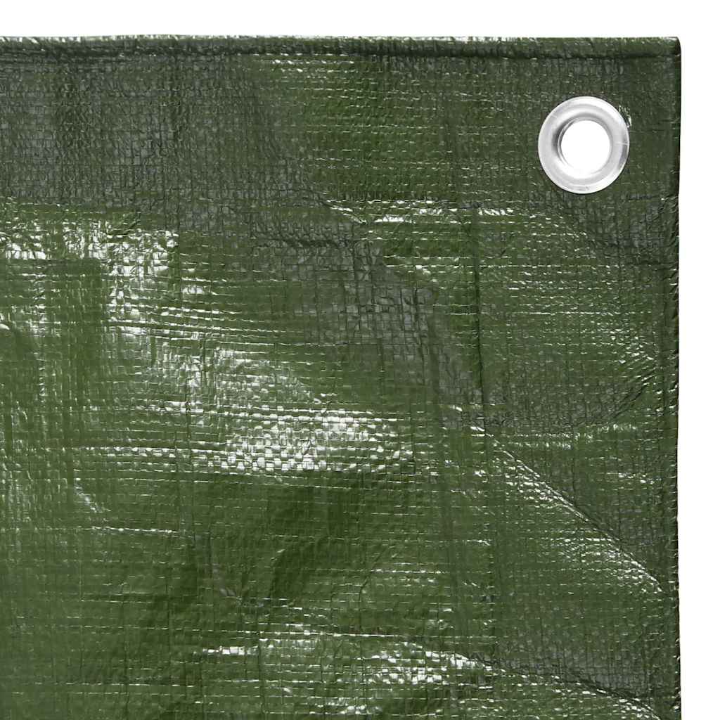 151534 vidaXL Tarpaulin 180 g/m² 4x4 m Green HDPE