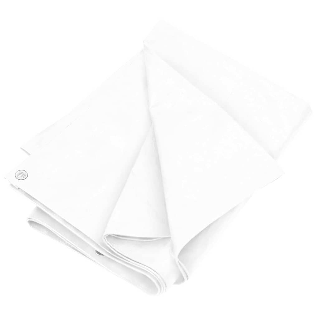 151583 vidaXL Tarpaulin 180 g/m² 4x5 m White HDPE