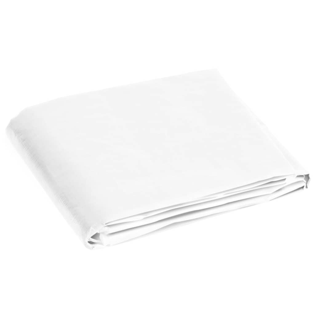151583 vidaXL Tarpaulin 180 g/m² 4x5 m White HDPE