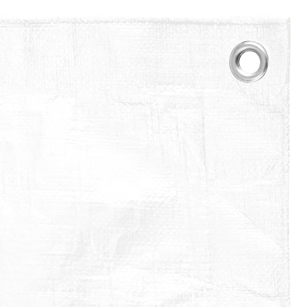 151583 vidaXL Tarpaulin 180 g/m² 4x5 m White HDPE