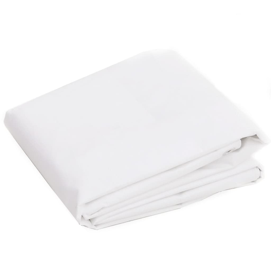 Tarpaulin 260 g/m² 3x3 m White HDPE
