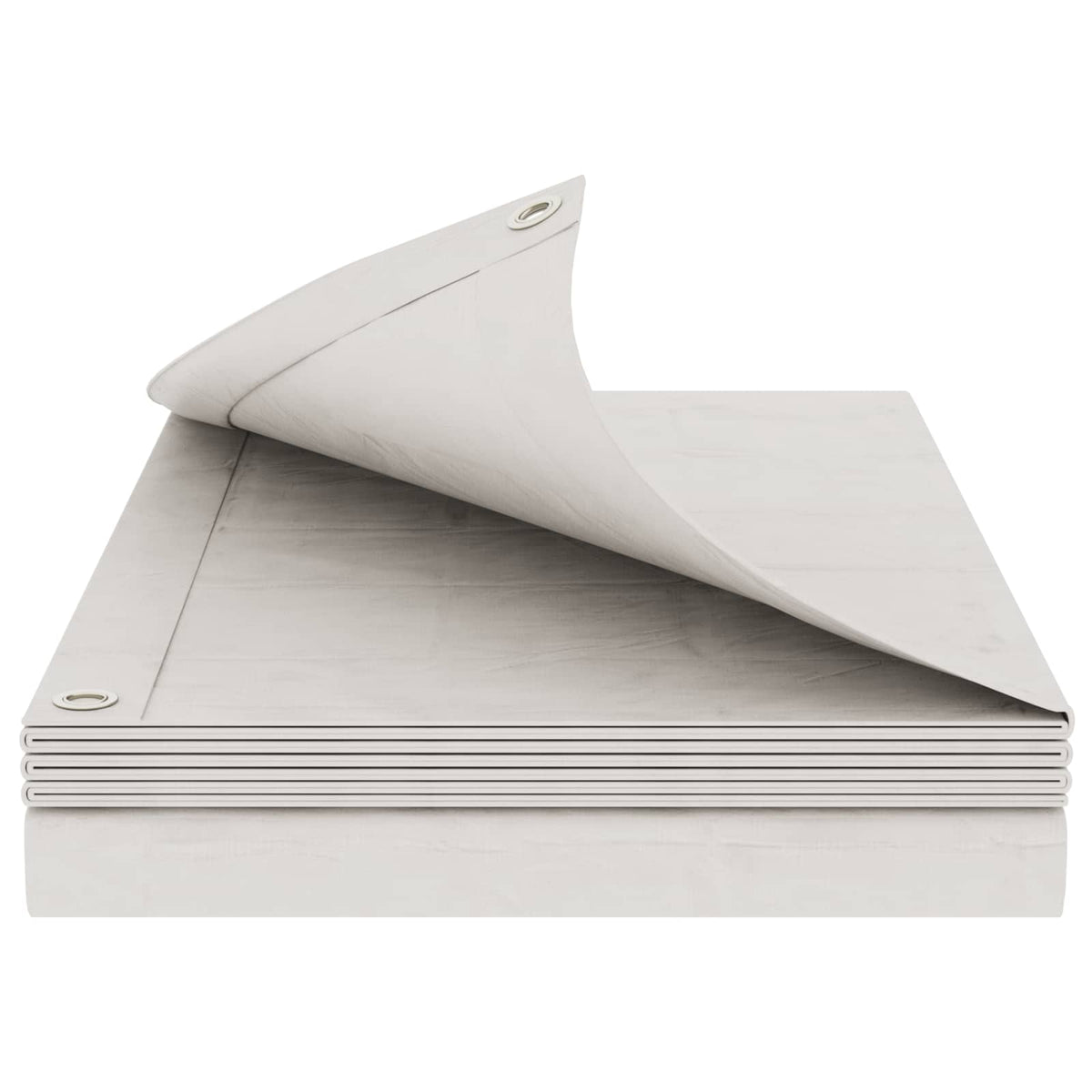 Tarpaulin 260 g/m² 6x8 m White HDPE