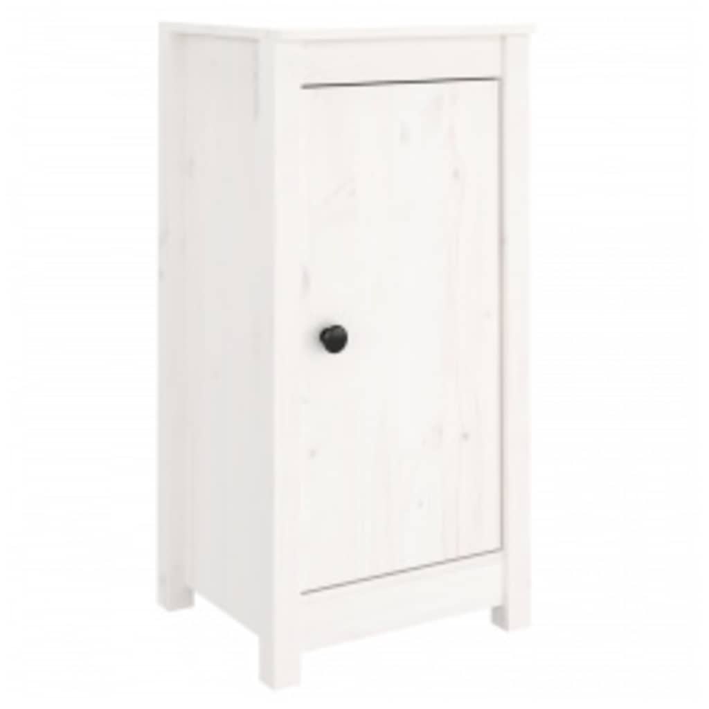 Sideboards 2 pcs White 39x35x80 cm Solid Wood Pine