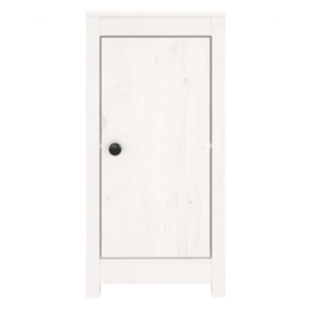 Sideboards 2 pcs White 39x35x80 cm Solid Wood Pine